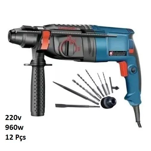 Furadeira De Impacto Martelete Rompedor 960w