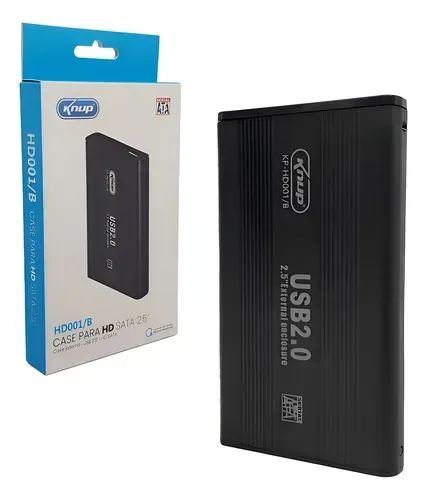 Case Para Hd Sata 2.5'' Usb 2.0 Externo Kp-hd001/b - Knup  - Foto 2