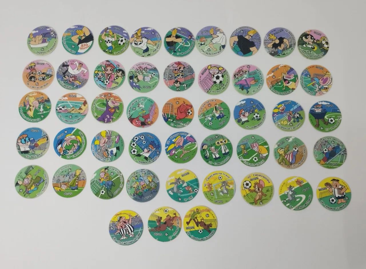 Tazos Elma Chips Pokémon Digimon Looney Tunes Cartoon Network venda da unidade - Foto 2
