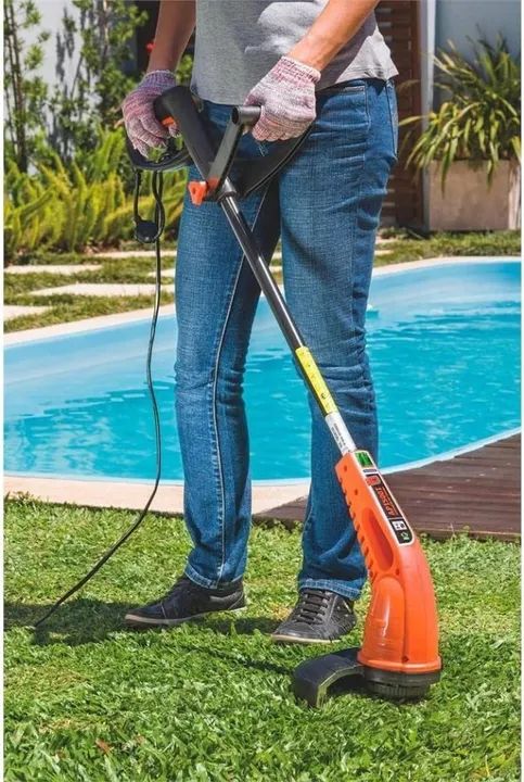Aparador De Grama Tramontina Elétrico Ap1500t 1.500w NOVO - Foto 3