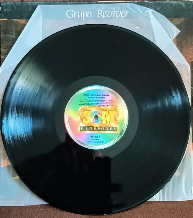 Lp Disco de Vinil Gospel Evangélico Grupo Reviver - Amor Que Não Falha - Foto 3
