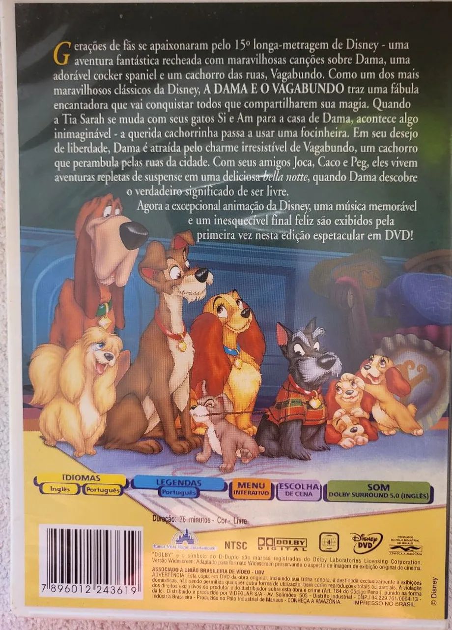 Dvd A DAMA E O VAGABUNDO - Foto 2