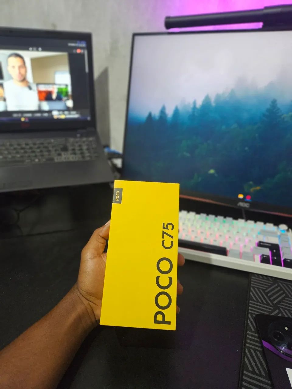 Xiaomi Poco C75 256gb Preto - Novo - Foto 4