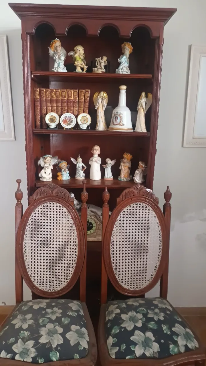 CONJUNTO DE CADEIRAS DE PALHA 500,00 ACEITO CARTÃO