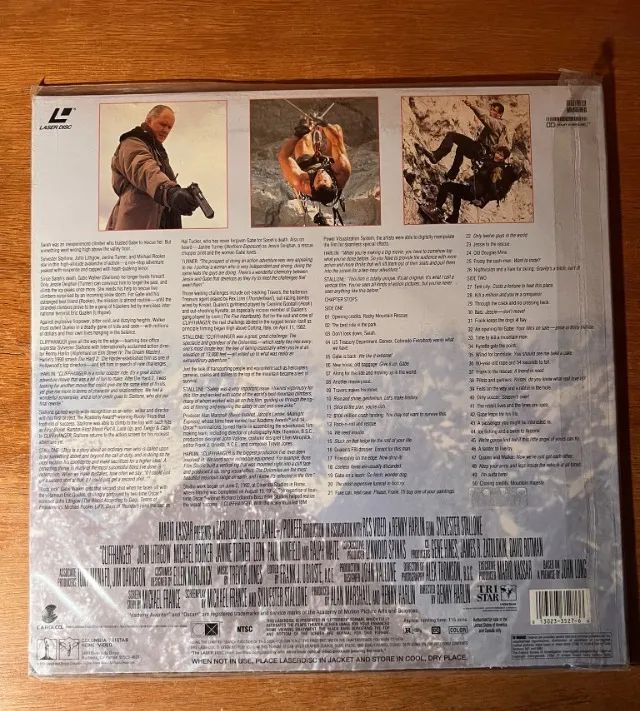 Laserdisc Risco Total (Cliffhanger) - Silvester Stallone - RELÍQUIA AINDA NO PLÁSTICO - Foto 2