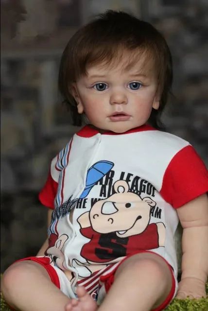 Boneca Reborn Menino Realista Pintura 3D  - Foto 6