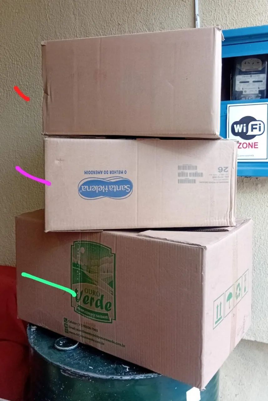 Caixas de Papelão 