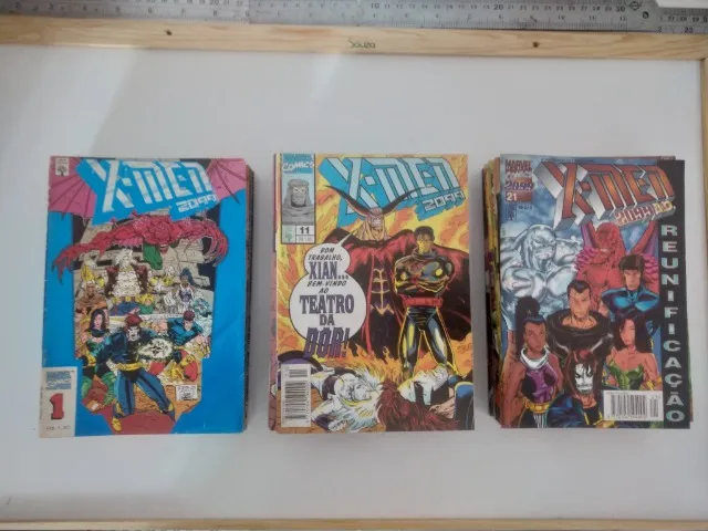 X-Men 2099 HQ Comics Revista em quadrinhos Marvel Editora Abril Completo