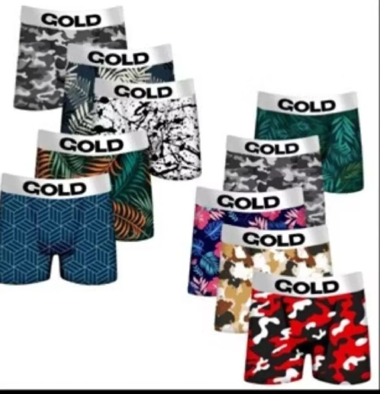 Kit de 10cuecas box boxer masculino  - Foto 2
