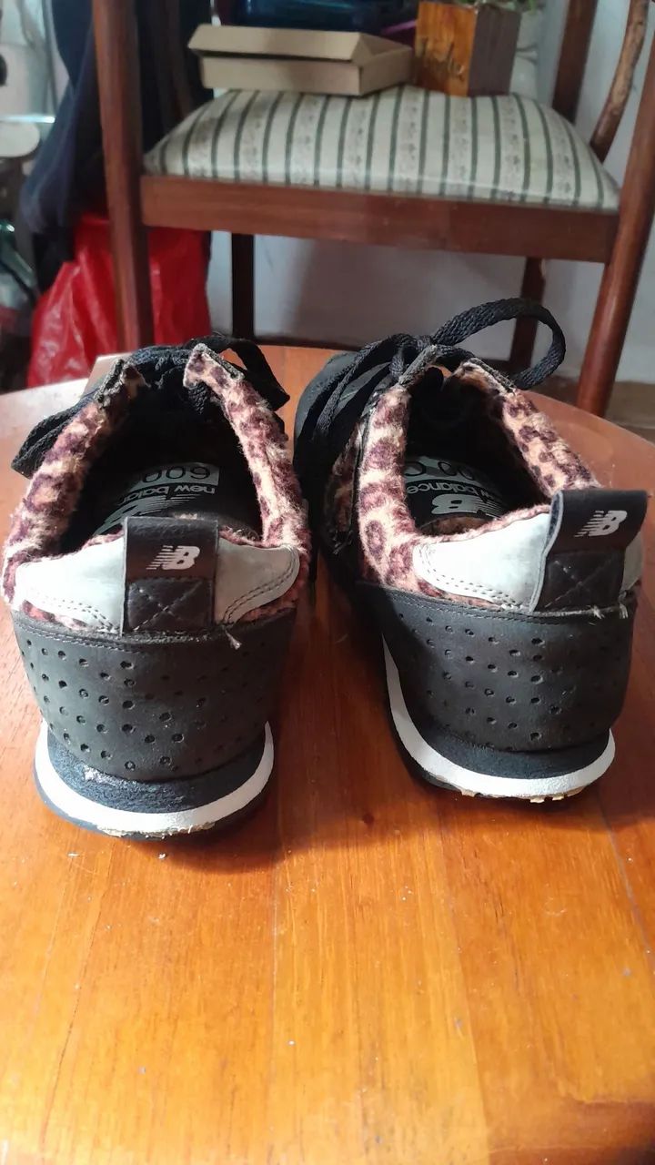 Tênis New Balance Leopard Preto - Foto 4