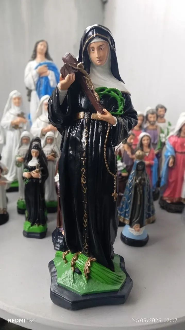 Imagem santa Rita 60 cm - Decore seu espaço! - Foto 3