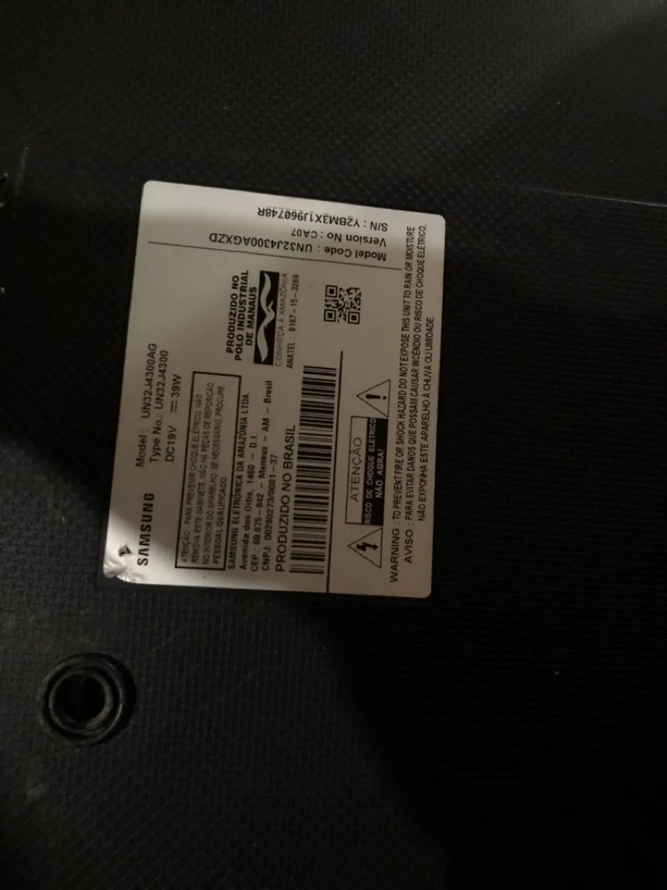 TV Samsung 32 polegadas com tela danificada - Foto 3