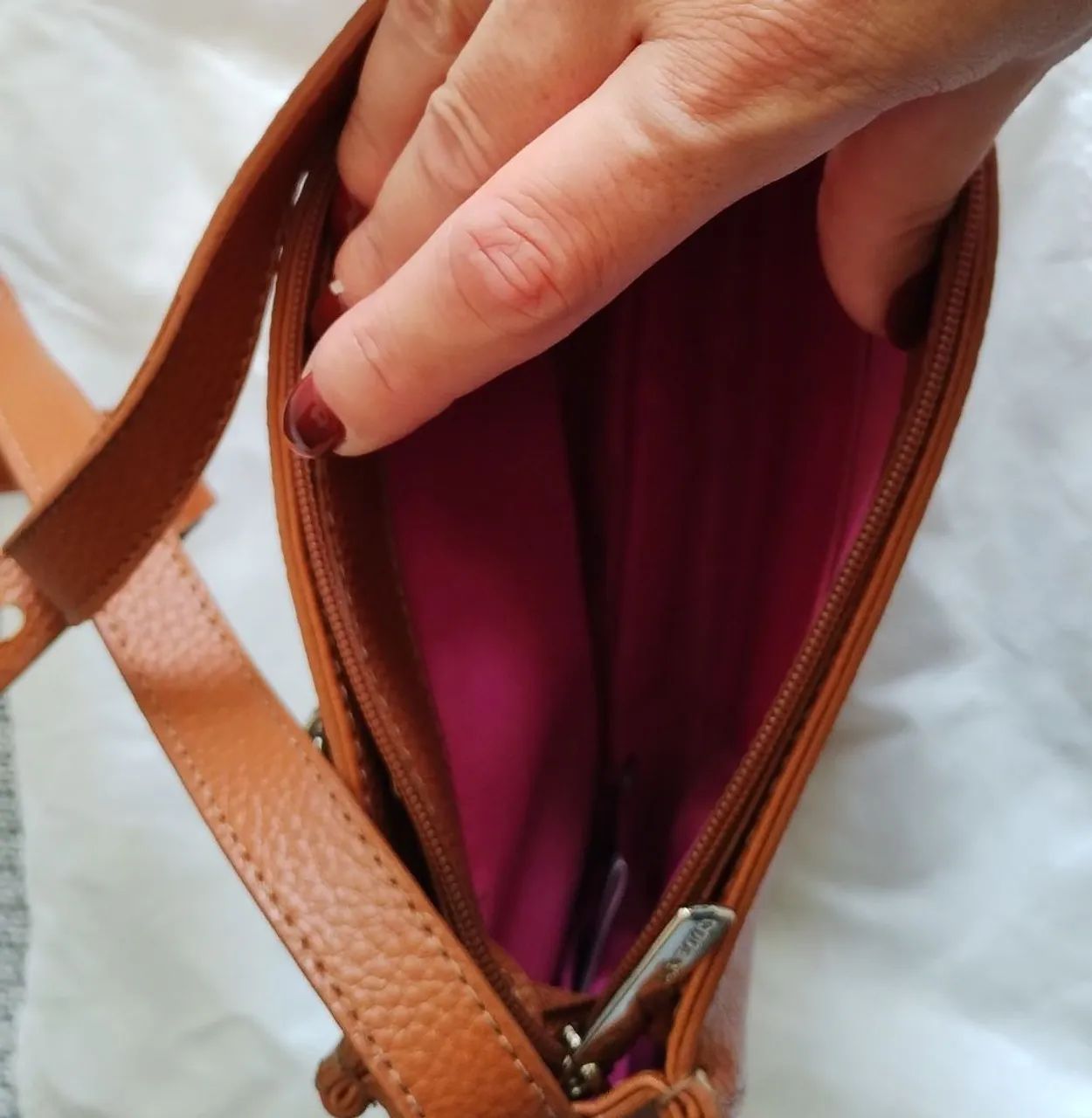 Bolsa Arezzo Firenze - Couro Legítimo - Foto 3