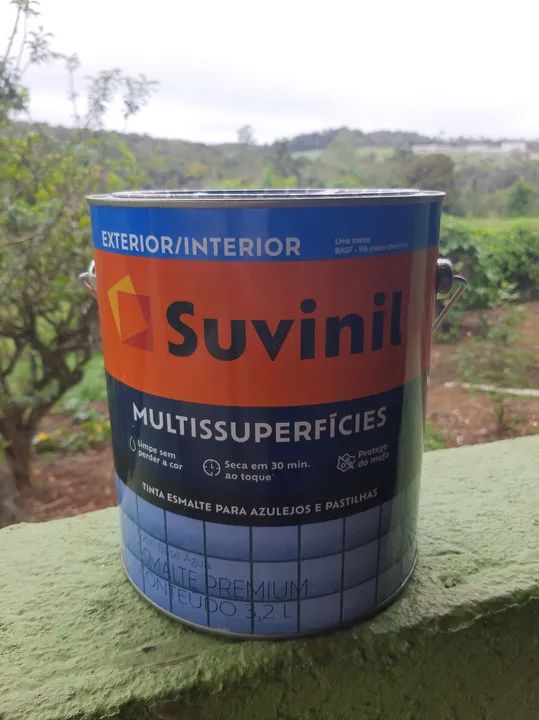 Tinta Suvinil Multissuperfícies 3,2L - Azul Premium - Foto 4