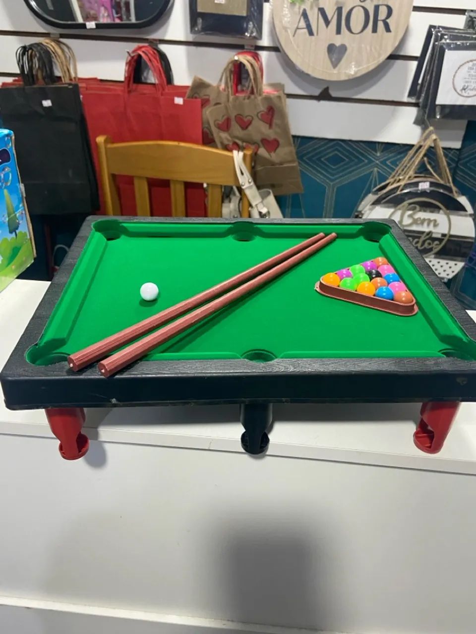MESA DE SINUCA BRINQUEDO  - Foto 4