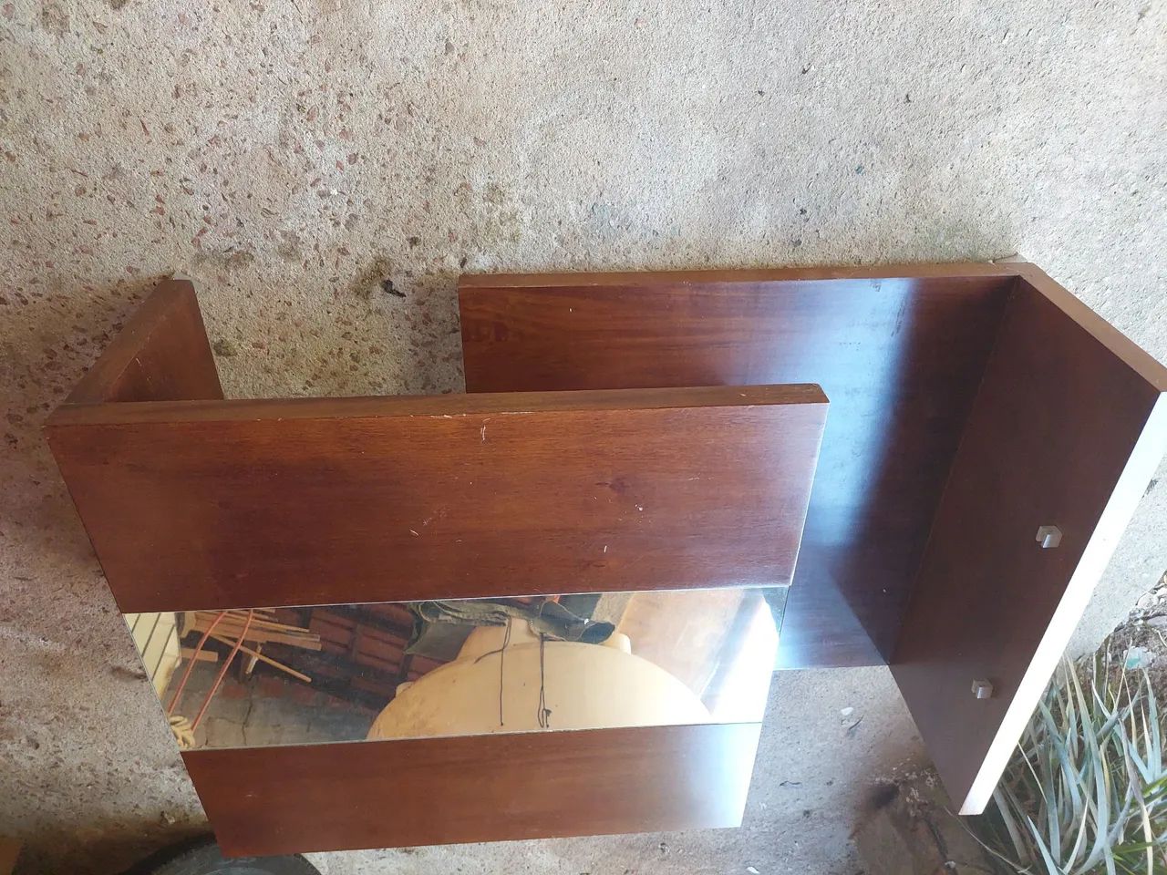 Mesa de Centro Madeira com Detalhe em Metal - Foto 4
