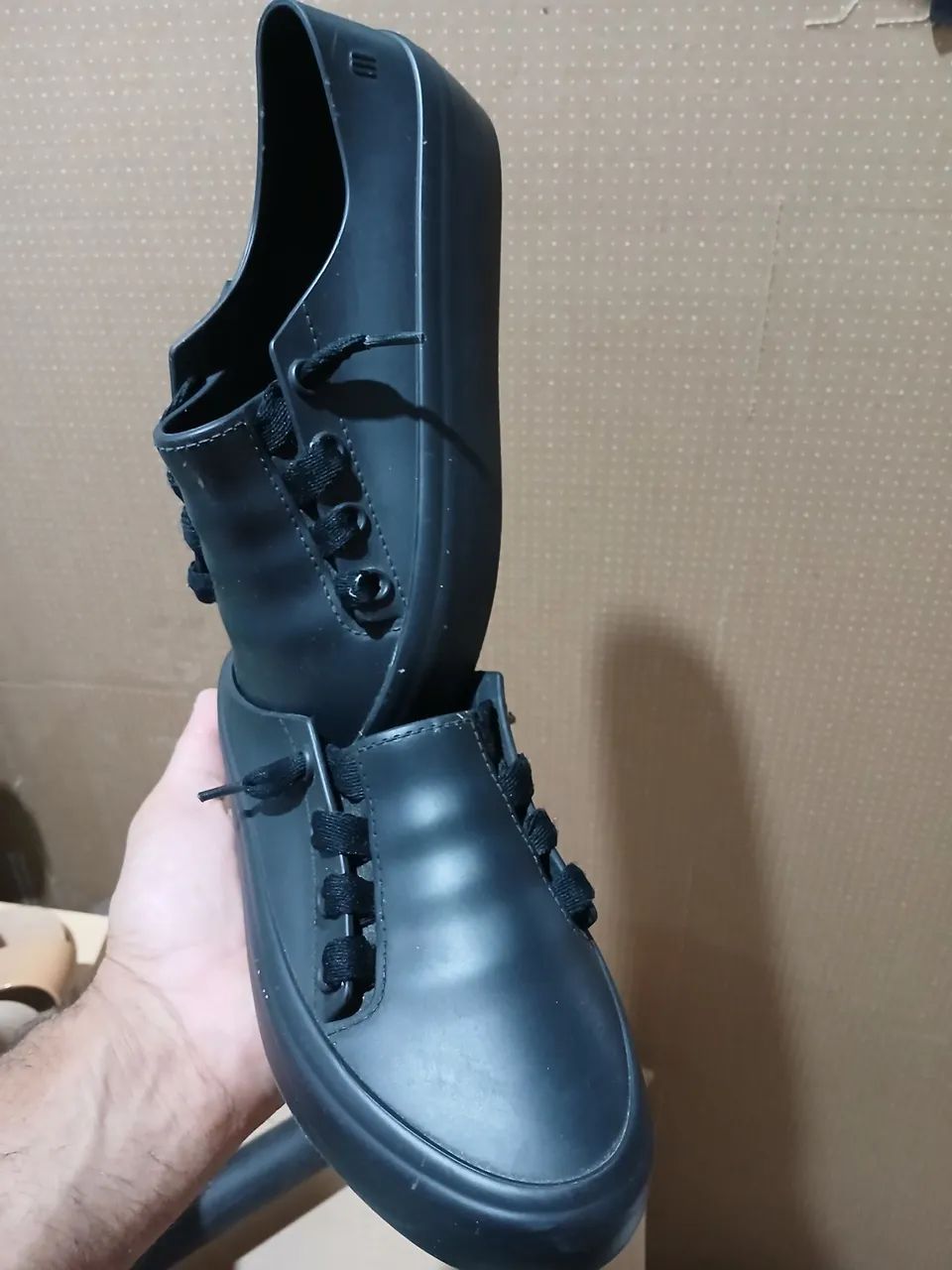 Tênis Infantil Melissa - Tamanho 33 - Preto - Foto 3
