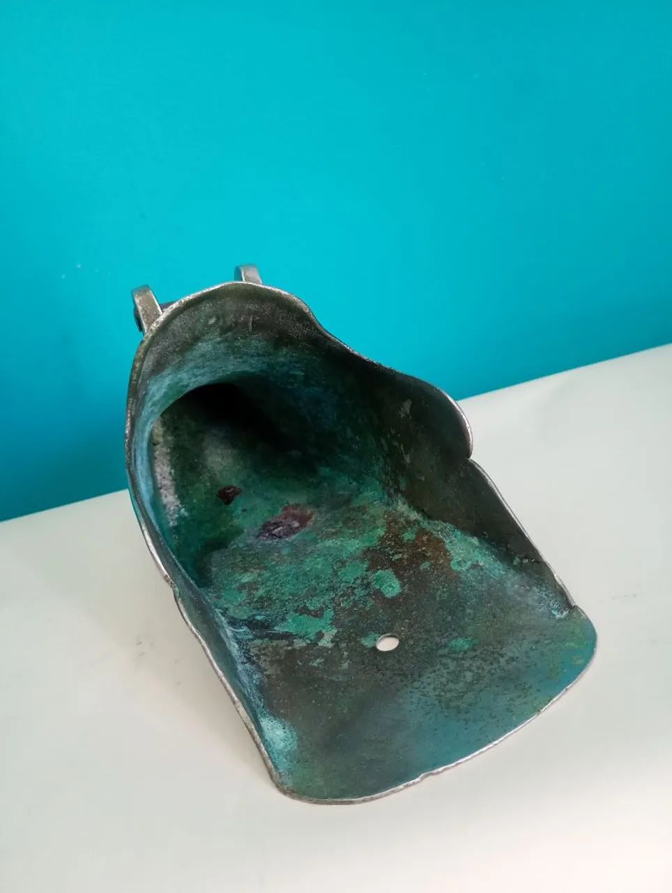 Antiga e linda sapata / estribo Espessurado a prata <br>30 cm - Foto 3