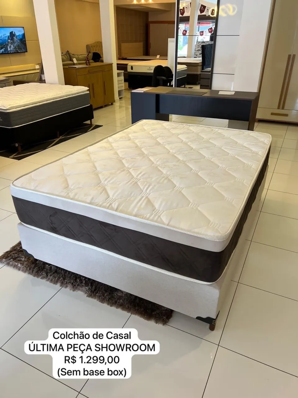 Colchão de casal Última Peça Showroom(Sem Base Box) ENTREGAMOS