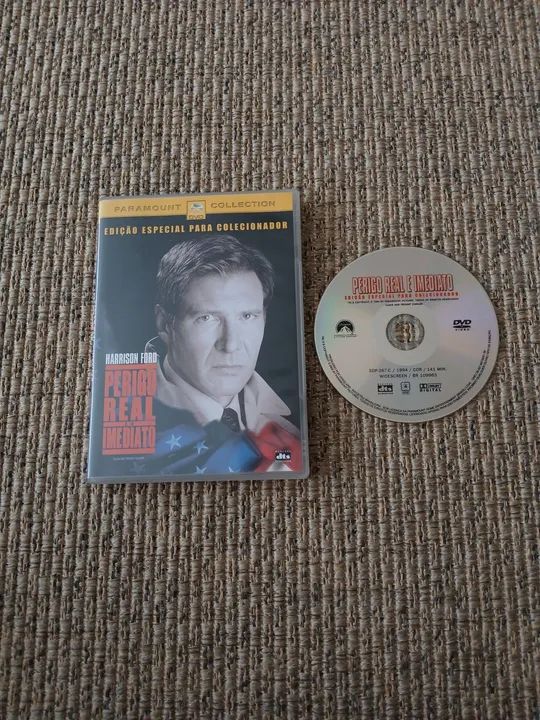 Dvd Perigo Real e Imediato - Harrison Ford 