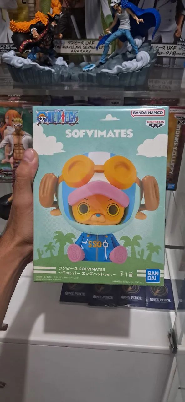 Banpresto Chopper SOFVIMATES Egghead One Piece Original Figure para Coleção