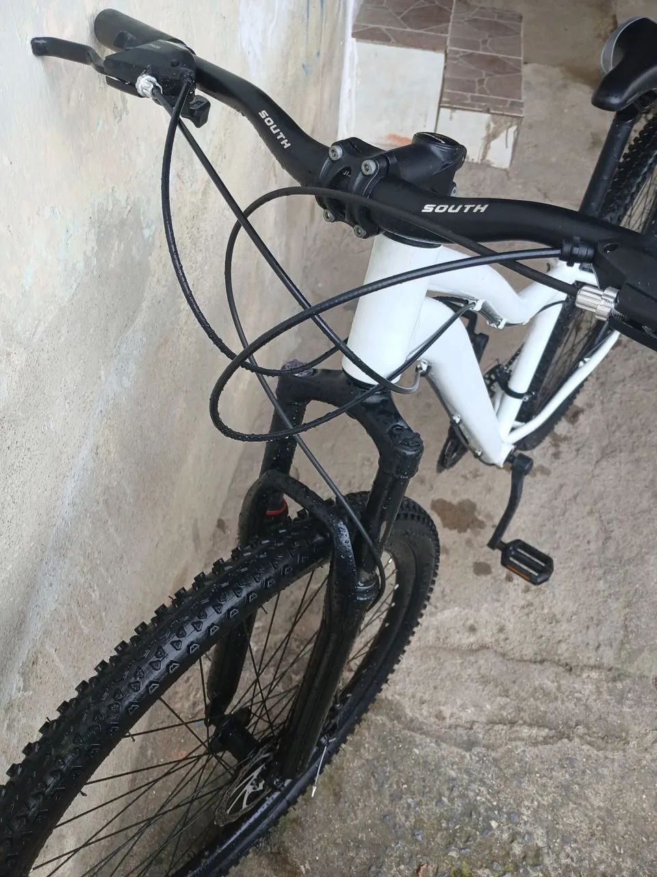 Bicicleta Mountain Bike branca - Foto 5