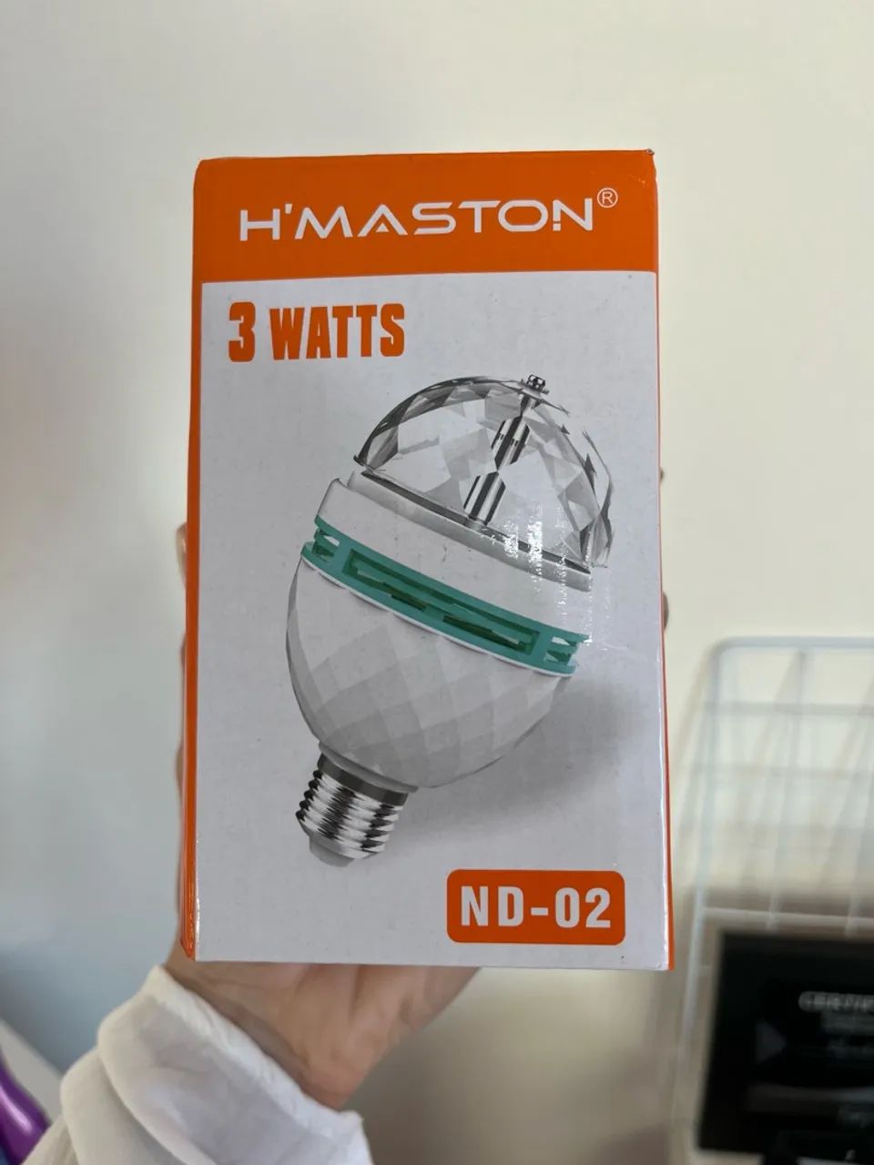 Lâmpada de Led - Projetor de Cor Rotação Automática - Foto 2