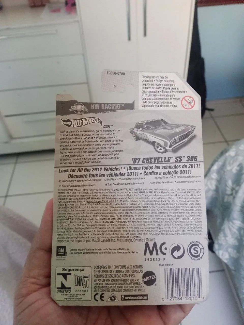 2011 Hot wheels #151 67 Chevelle SS 396 - Foto 4
