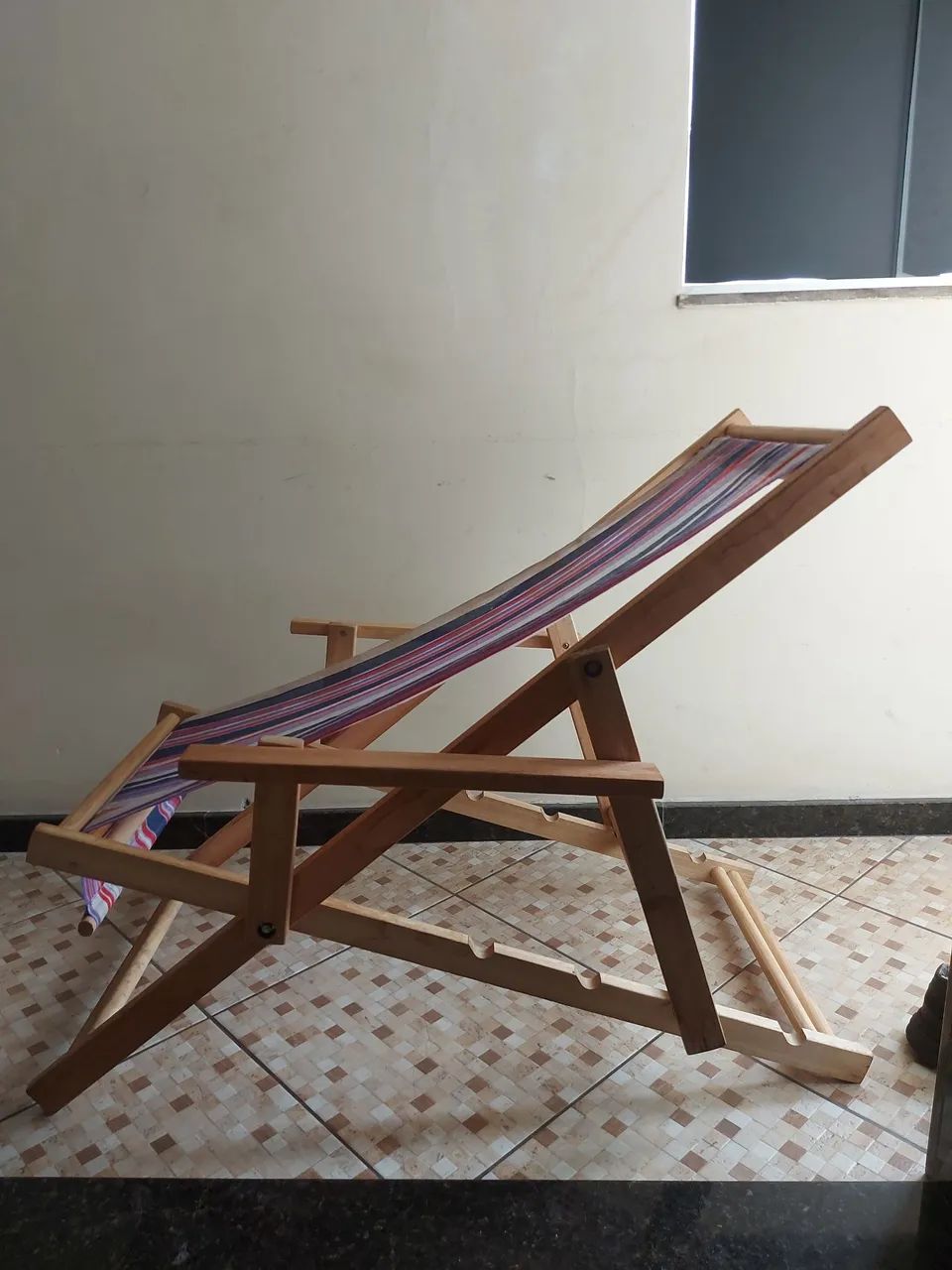 Cadeira Artesanal De Madeira 