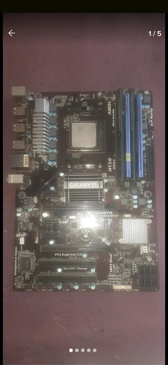 Placa Mãe GigaByte GA970 DS3P+16gb RAM+FX8300 AM3+