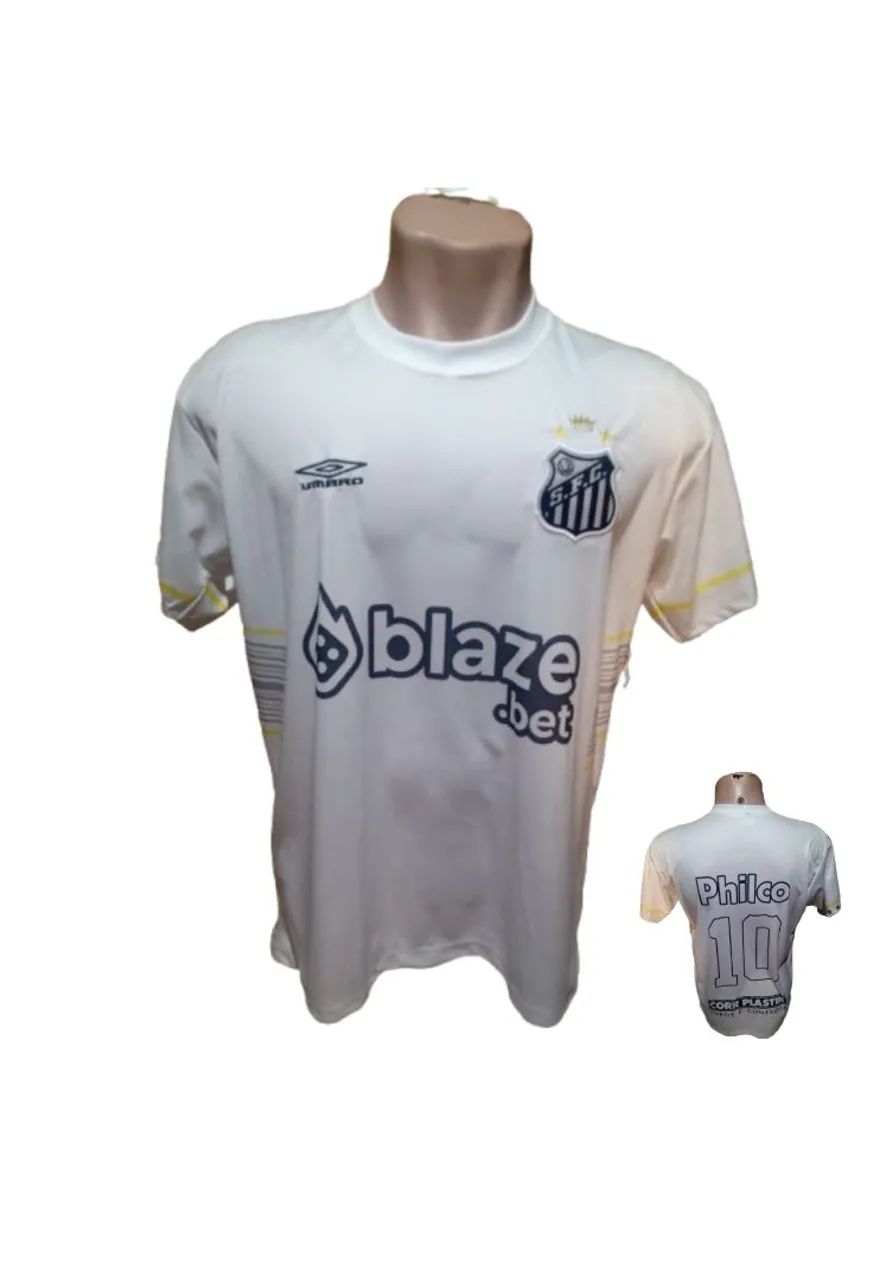 Camisa do santos branca