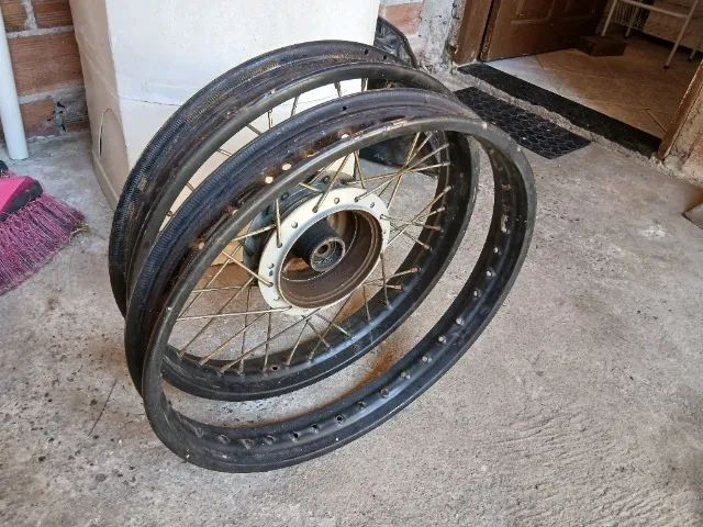 JOGO DE RODAS DA CG HONDAFAN