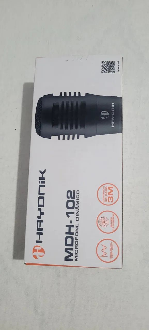 Microfone dinâmico MDH 102 Hayonik 