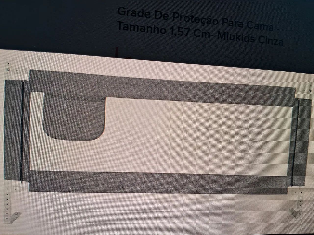  2 Grades de proteção para cama tamanho padrão e solteiro