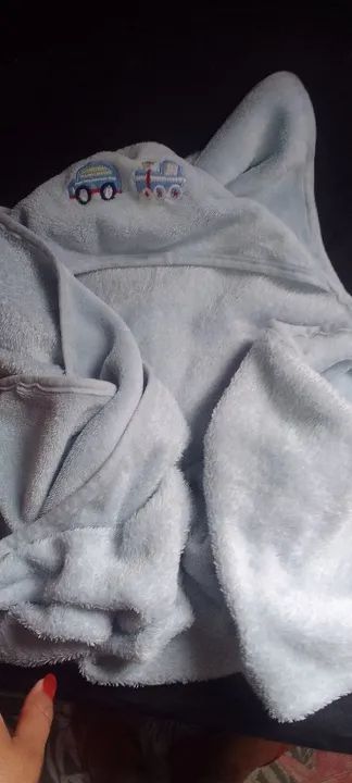 Coberto de  Bebê com Capuz - Carrinho - Foto 5