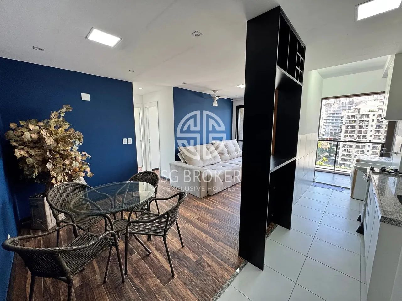 Apartamento semi mobiliado para locação no condominio Noir Plus, Recreio dos Bandeirantes, - Foto 3