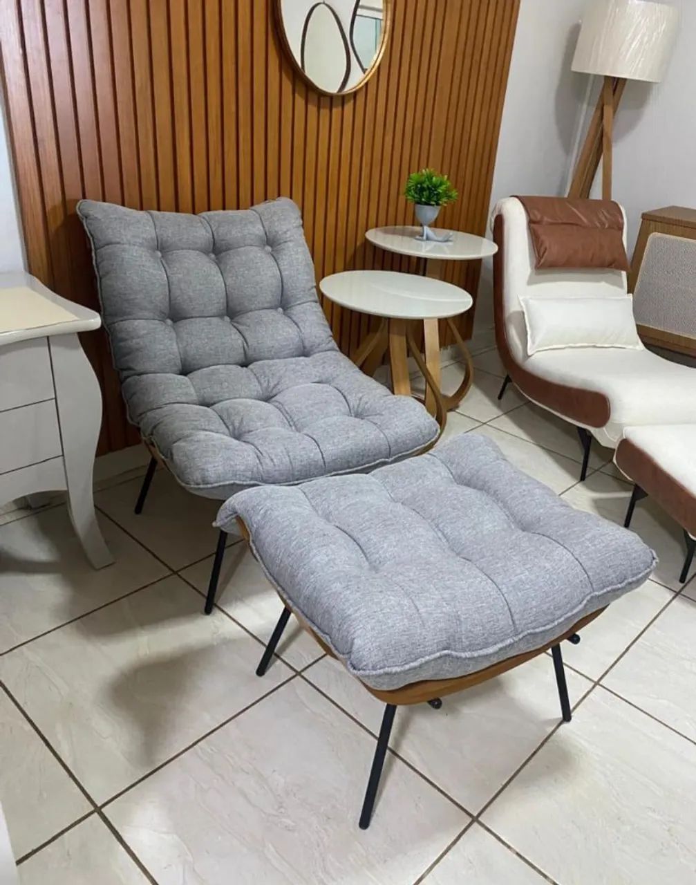 Poltrona mais puff - Foto 3