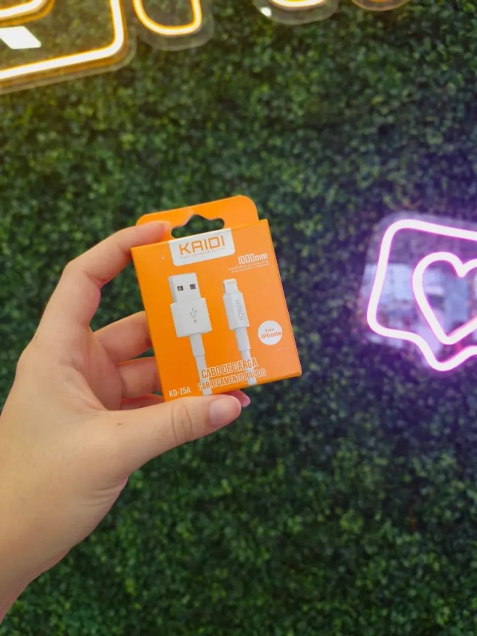Cabo de Carga Rápida para iPhone - 1 Metro