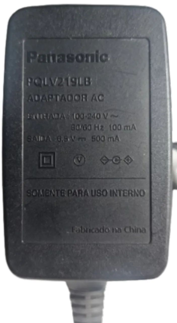 Fonte Panasonic Adaptador AC/DC Alimentaçao 6.5v 500ma - Foto 3