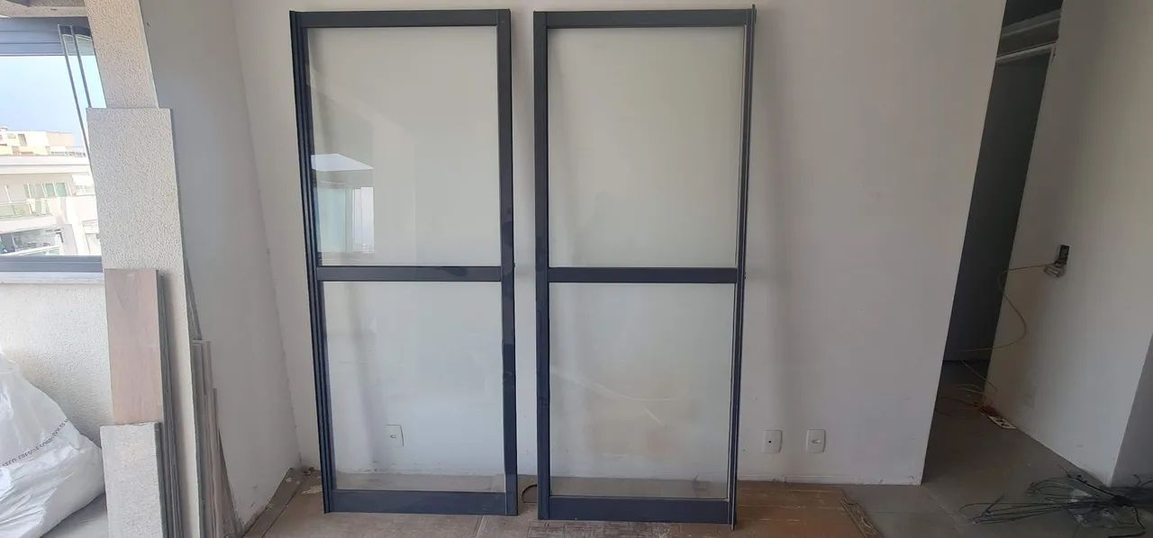 Porta de vidro e alumínio para varanda / sala - Foto 5