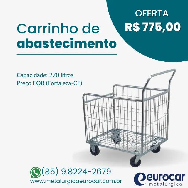 CARRO ABASTECEDOR DE MERCADORIA - Foto 2