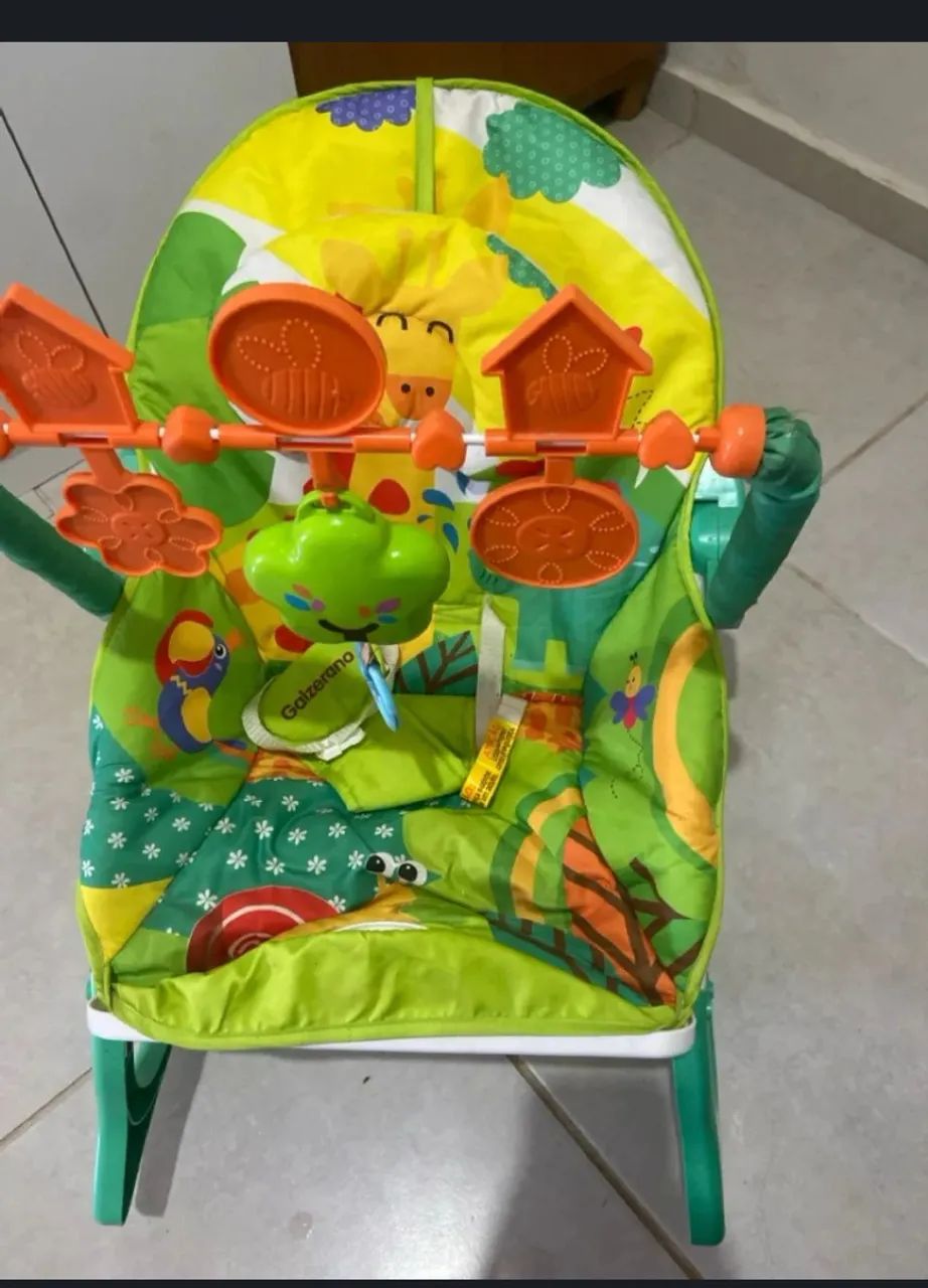 Cadeirinha de descanso Galzerano com brinquedos