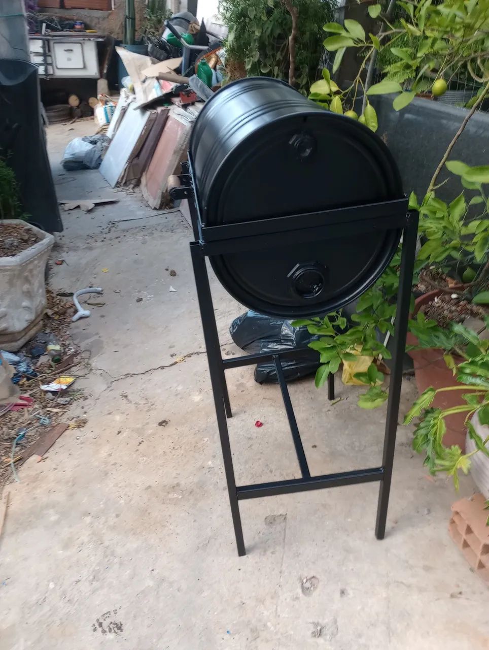 Churrasqueira de tambor