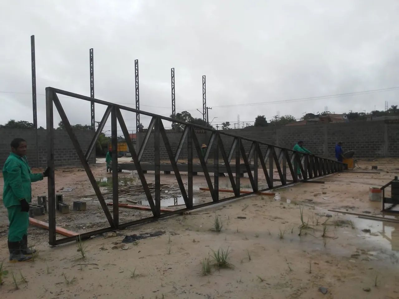 Estrutura metálica,Blocos de Concreto Hexagonais para Pavimentação - Foto 6