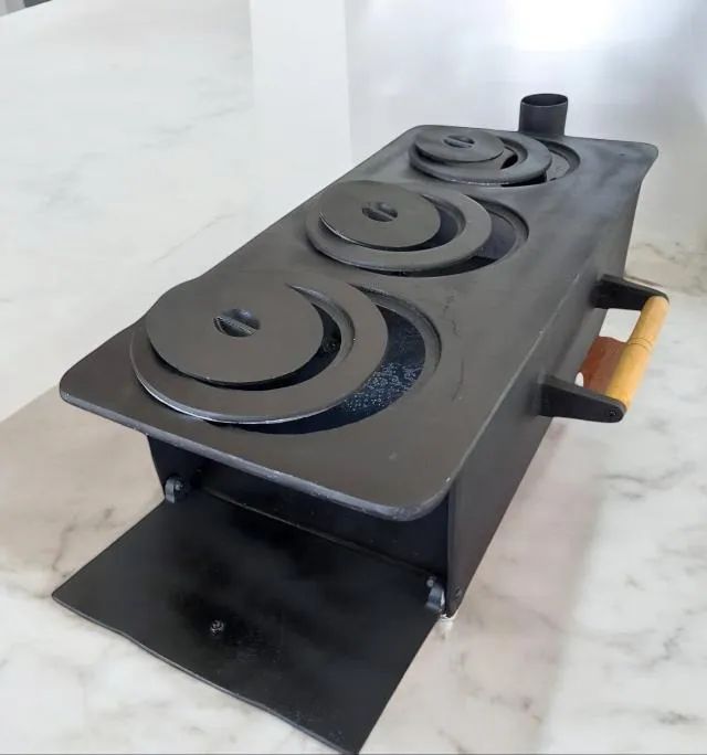 Fogão a Lenha 3Furos e Redução em Alumínio