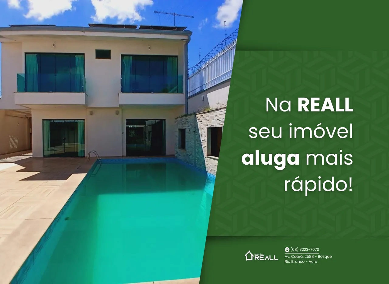 Bairro Bosque, aluga-se casa com 3 quartos(1 suíte com closet).
