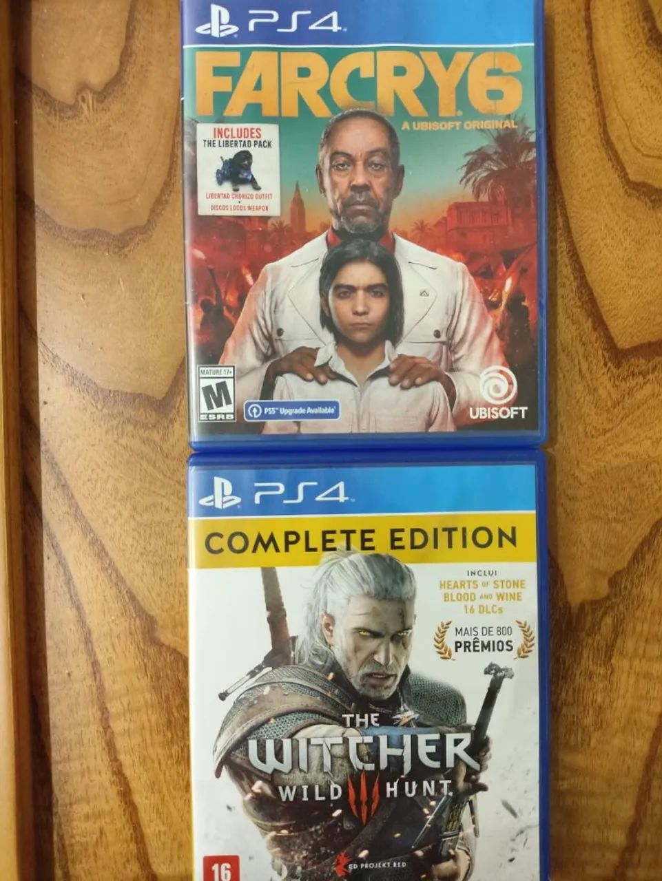 Far Cry 6 e The Witcher 3: Wild Hunt - PS4