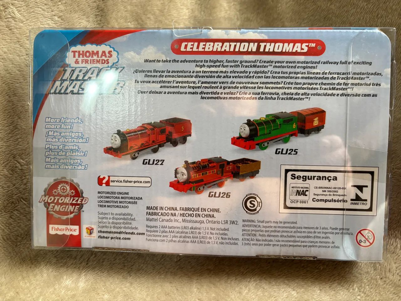 Trem Thomas & Friends, Thomas, comemorativo de 75 anos da franquia! Motorizado! Novo!  - Foto 2