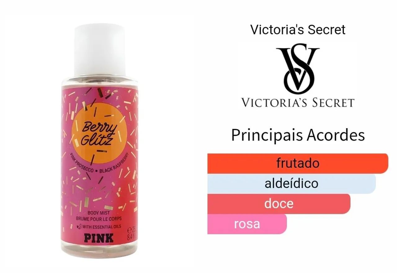 Body Splash PINK Travel Size - Berry Glitz 75ml - Foto 2