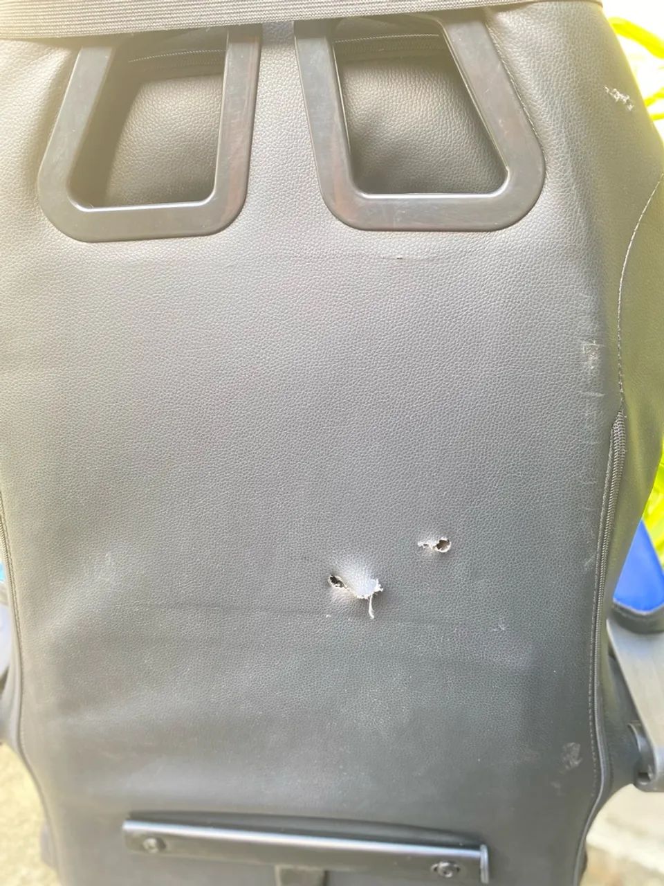 Cadeira Gamer PC Top Azul e Preto - Foto 4